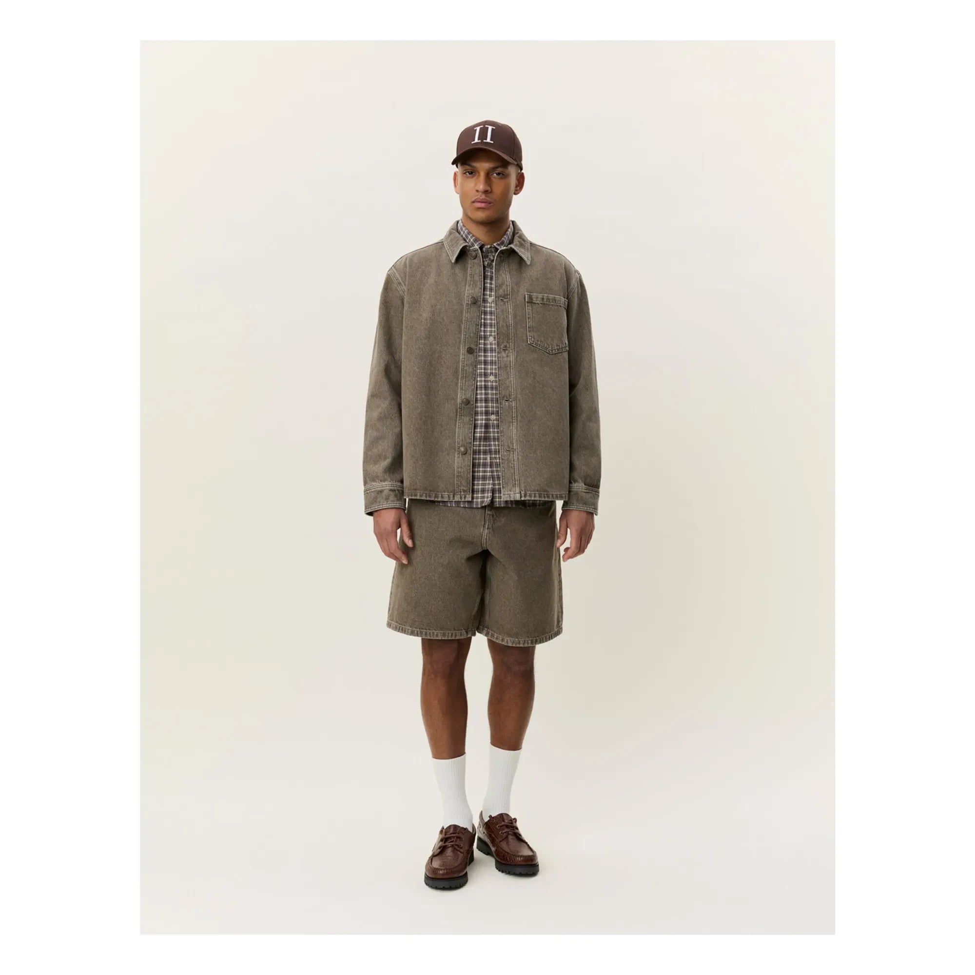 Les Deux - Brown Denim Shirt
