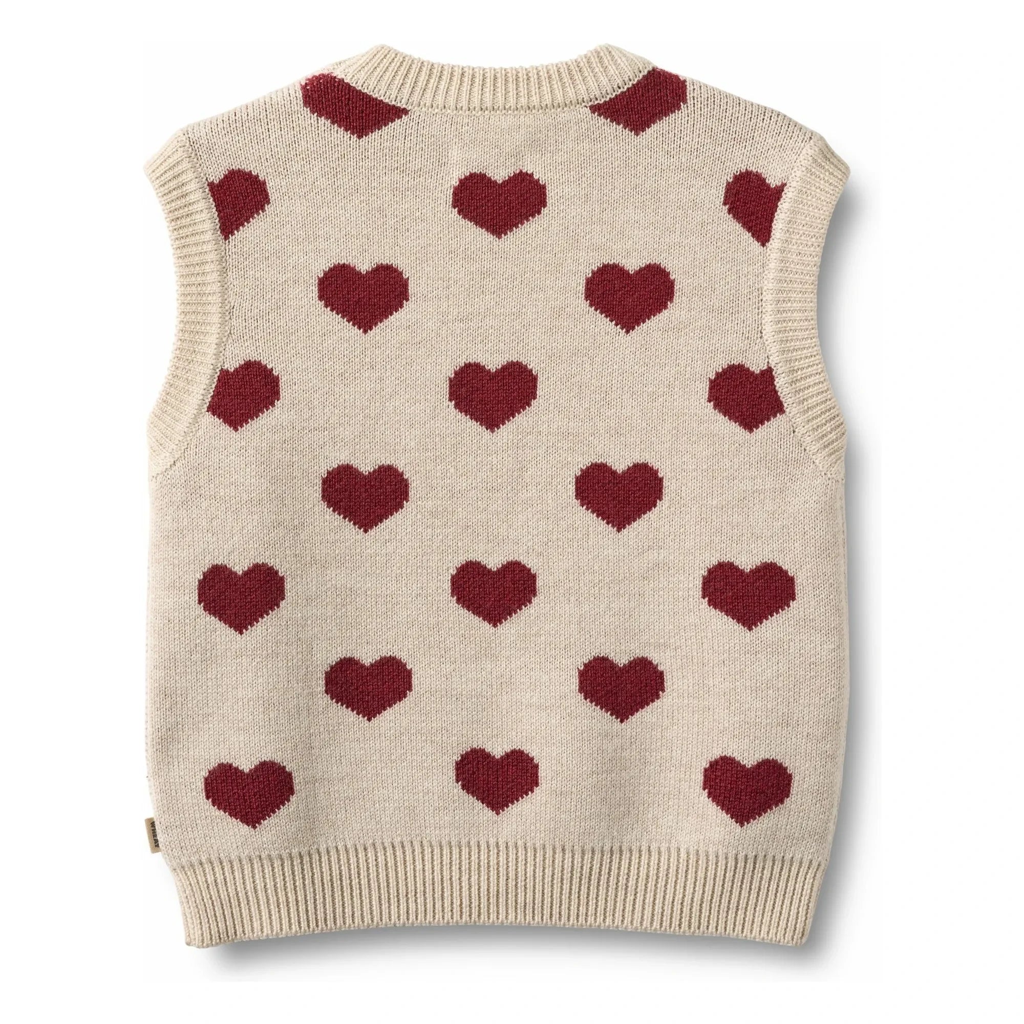 Wheat - Gaby Knitted Merino Wool Sweater | Beige