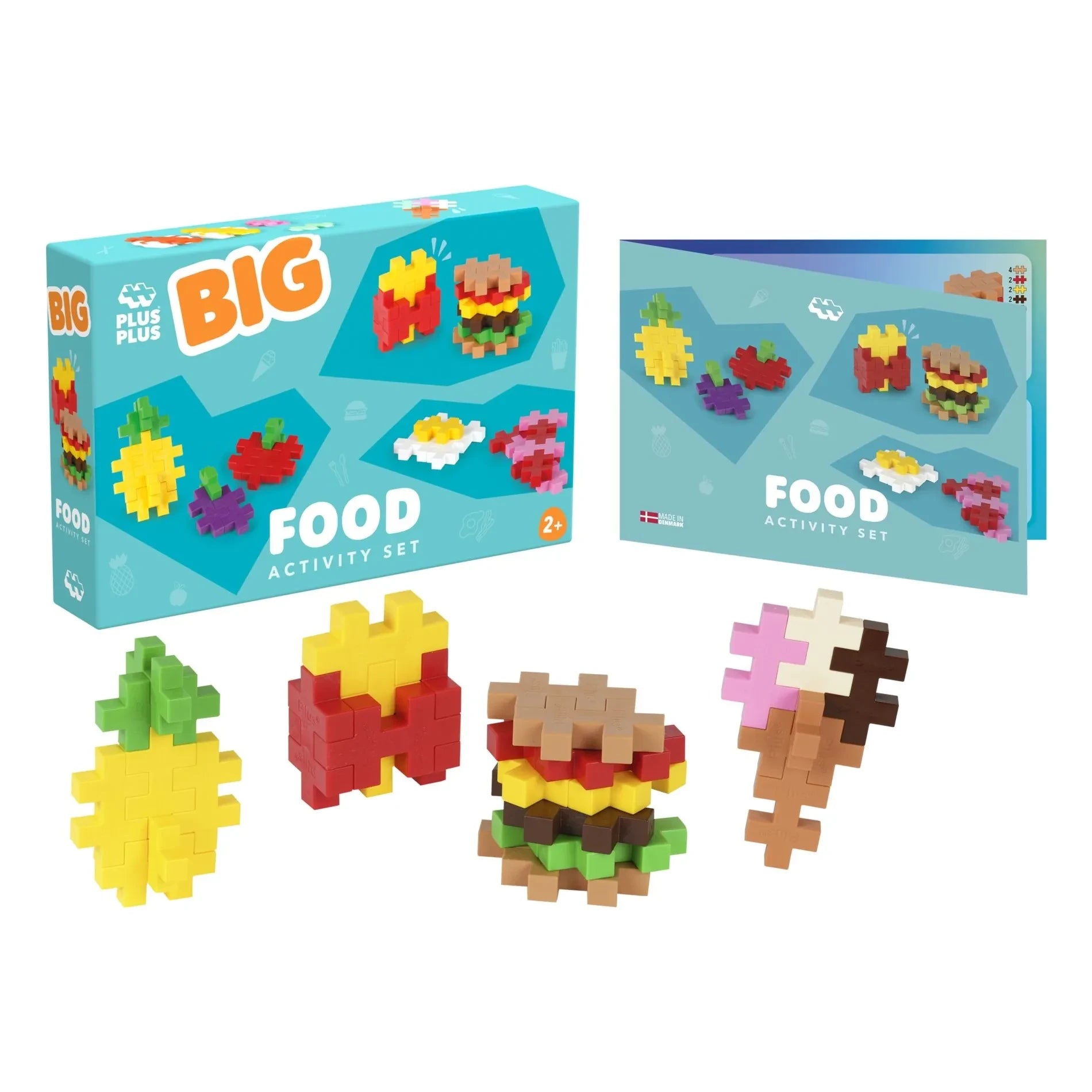 Plus-Plus - Foodies activity box - 40 pieces