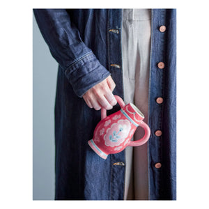 Bloomingville - Odina Stone Ceramic Vase | Red