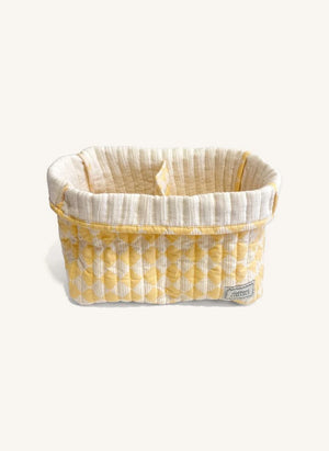 Editions Aimable - Paul rectangular storage basket | Harlequin Poplin