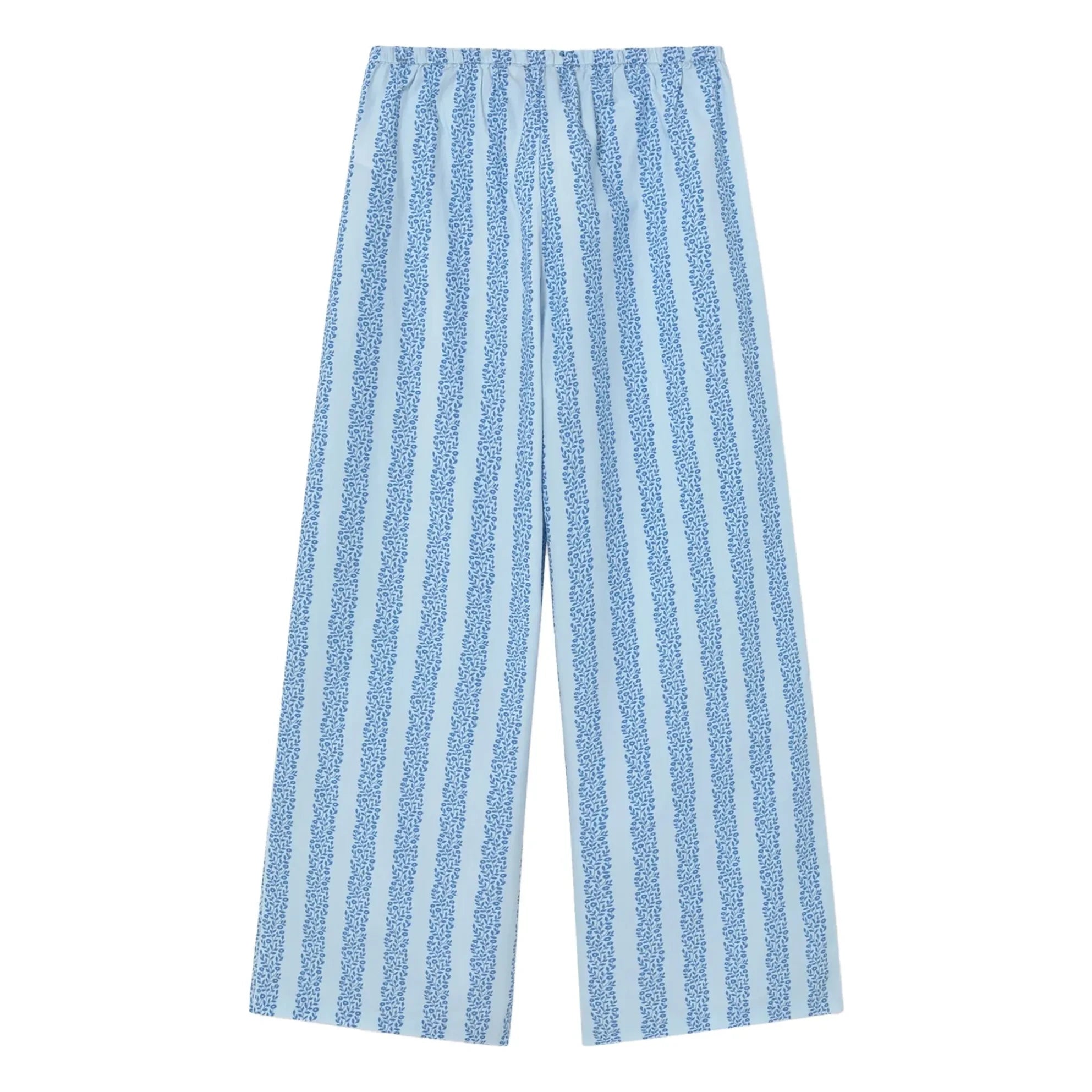 The Tiny Big Sister - Floral Pants | Blue