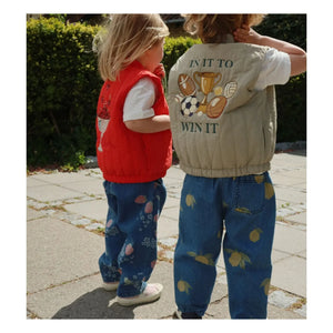 Konges Sløjd - Magot Organic Cotton Lemon Jeans | Blue