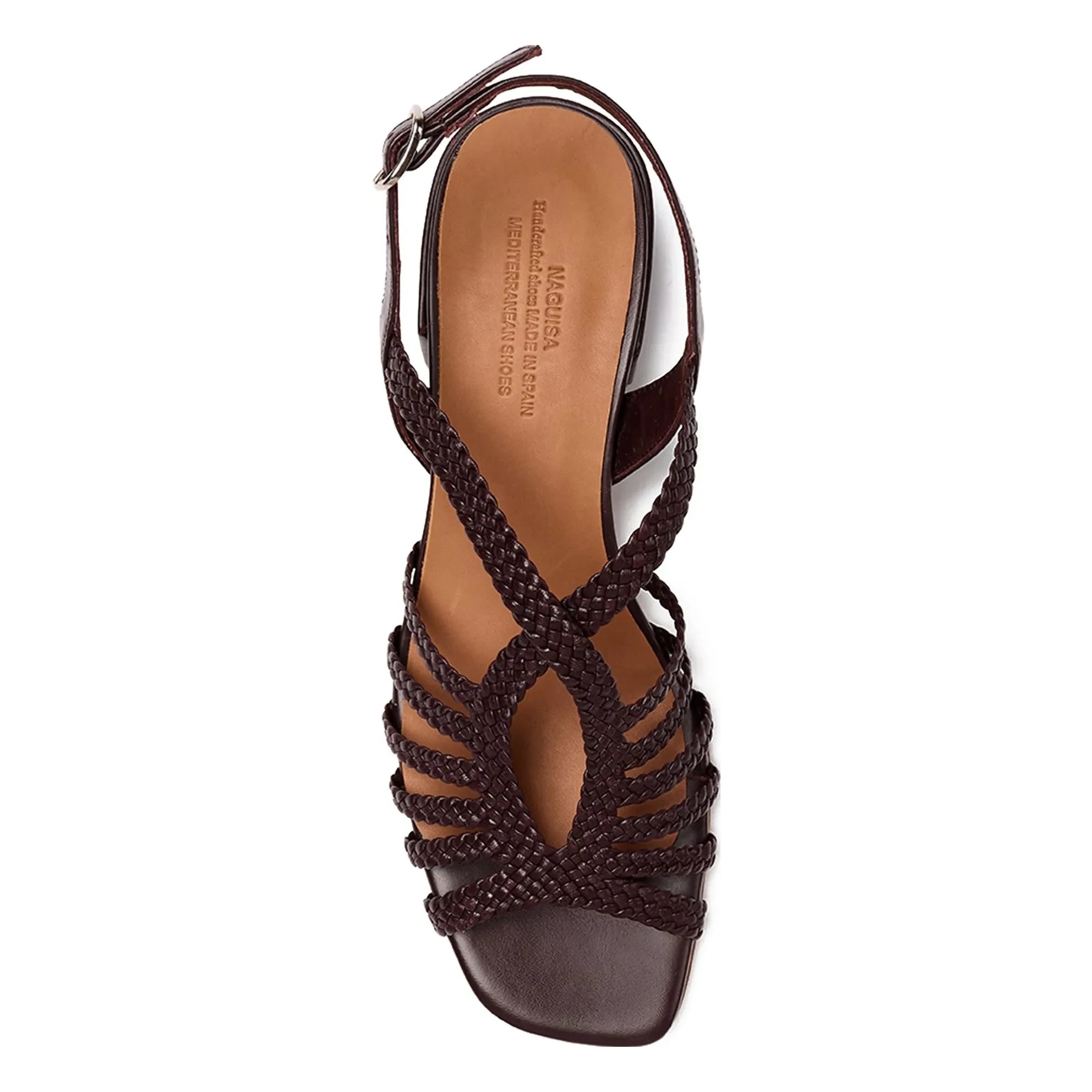 Naguisa - Raco sandals | Aubergine