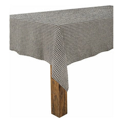 Haomy - Piana II Checkered Tablecloth | Charcoal