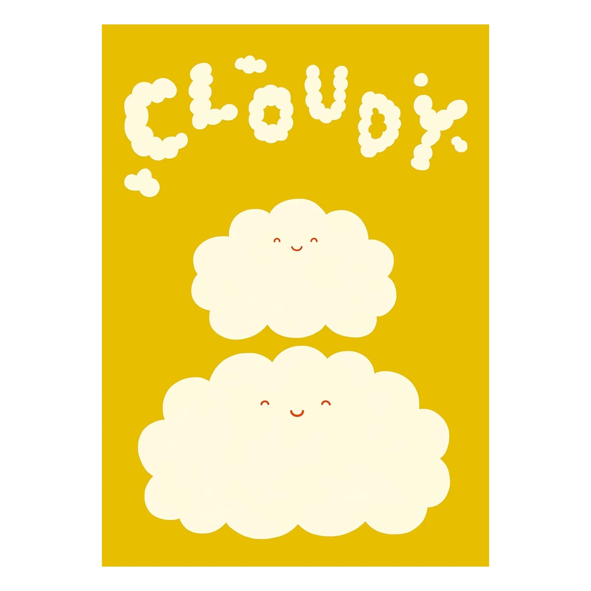 Mado - Cloud Poster | Yellow