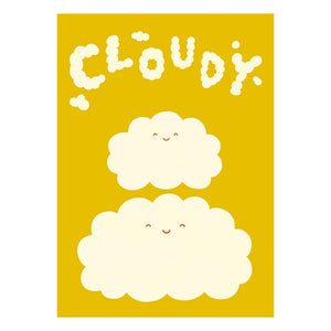 Mado - Cloud Poster | Yellow