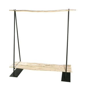 Cosydar - Shelved Clothes Hanger - 150 x 50 cm | Black
