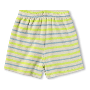 Molo - Striped Organic Cotton Shorts | Ecru