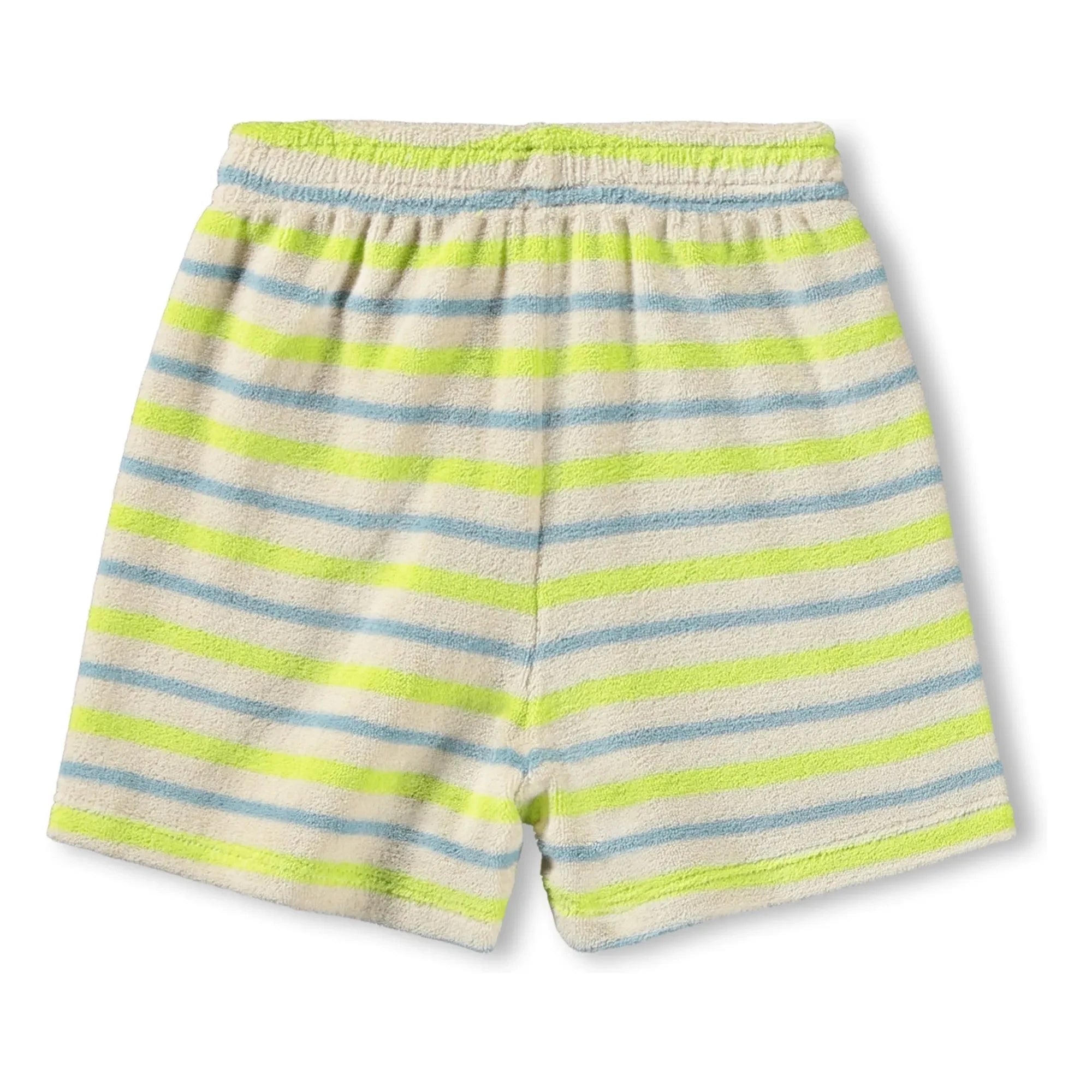 Molo - Striped Organic Cotton Shorts | Ecru