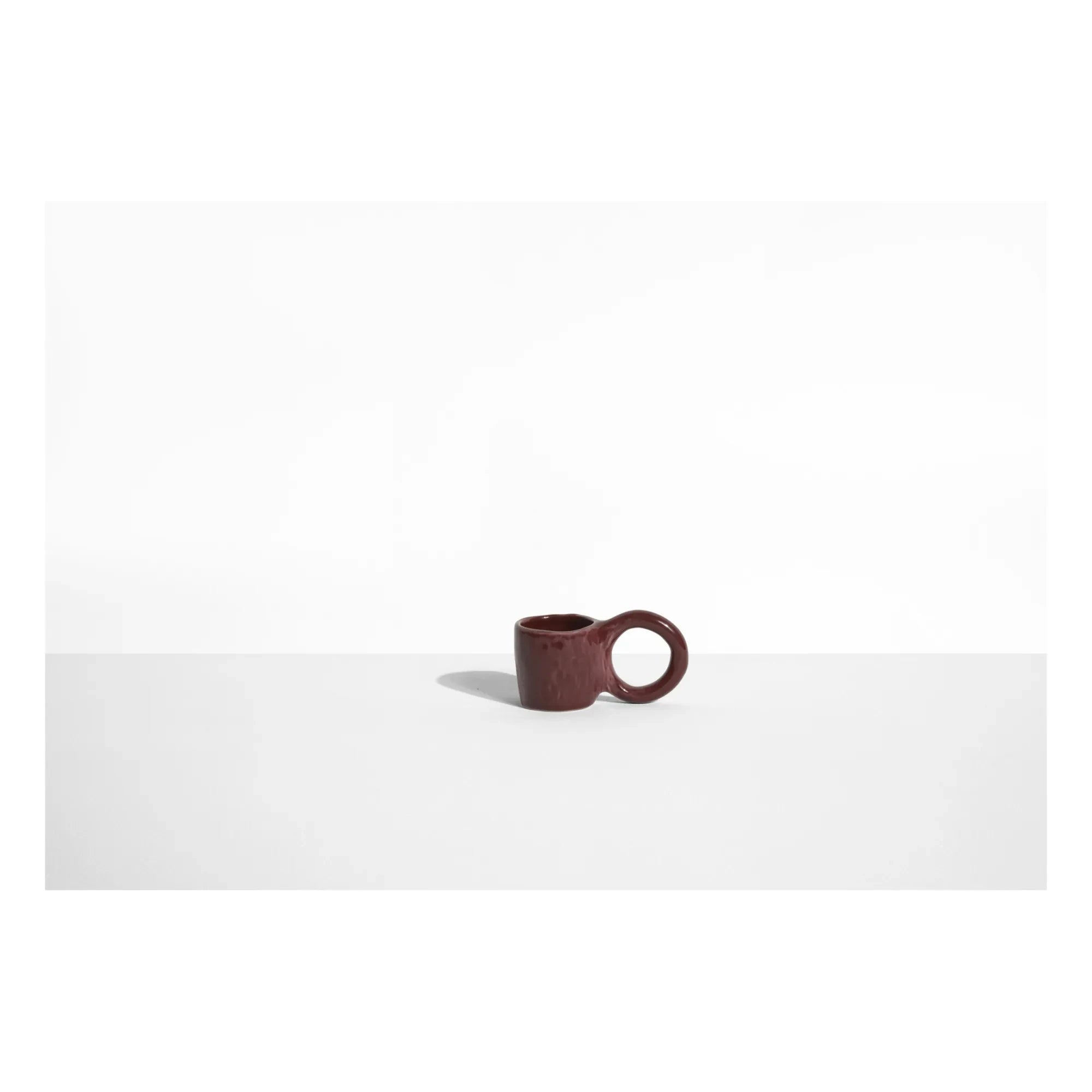 Petite Friture - Donut Espresso Cups, Pia Chevalier - Set of 2 | Burgundy
