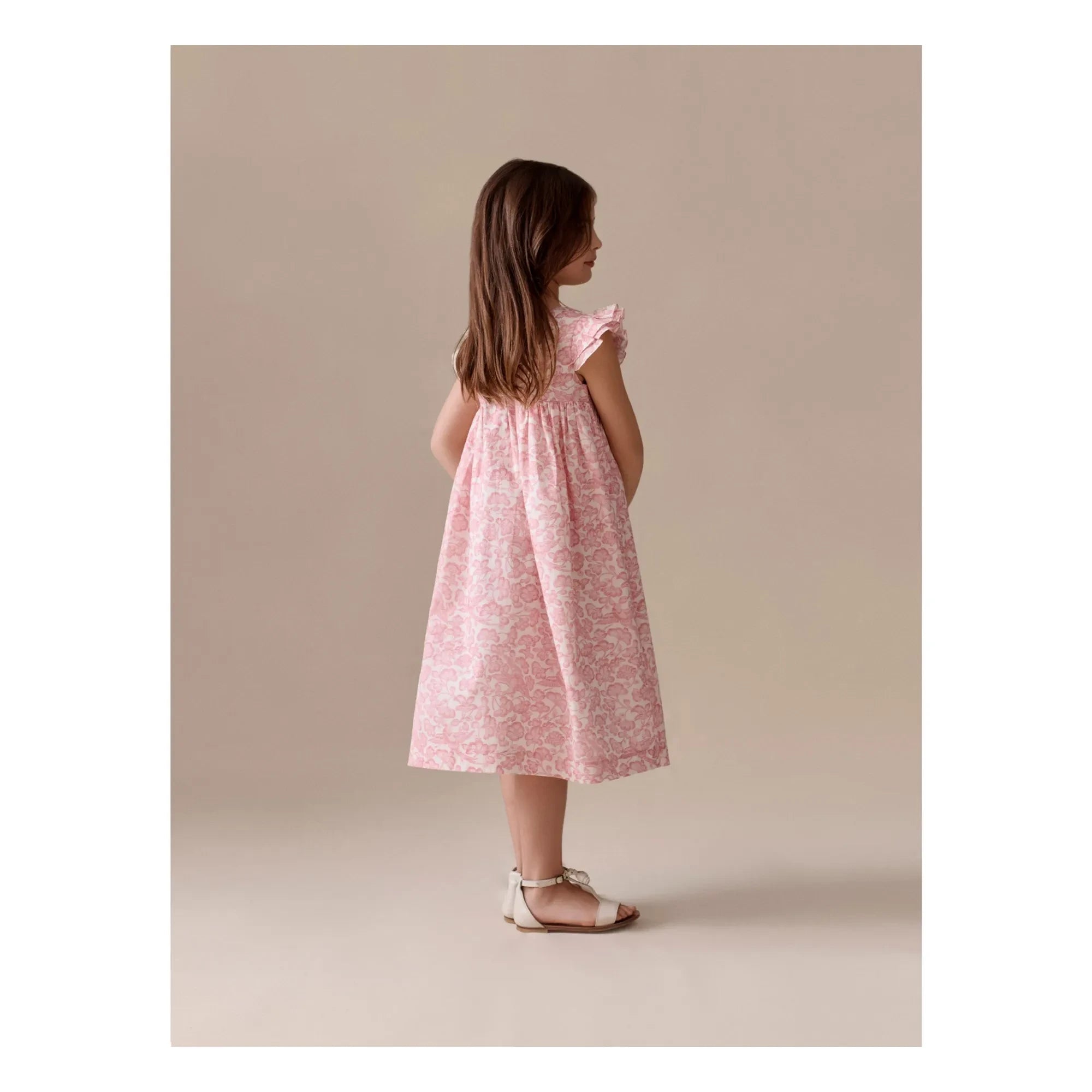 Bonpoint - Galantine Fleurie Dress | Powder Pink