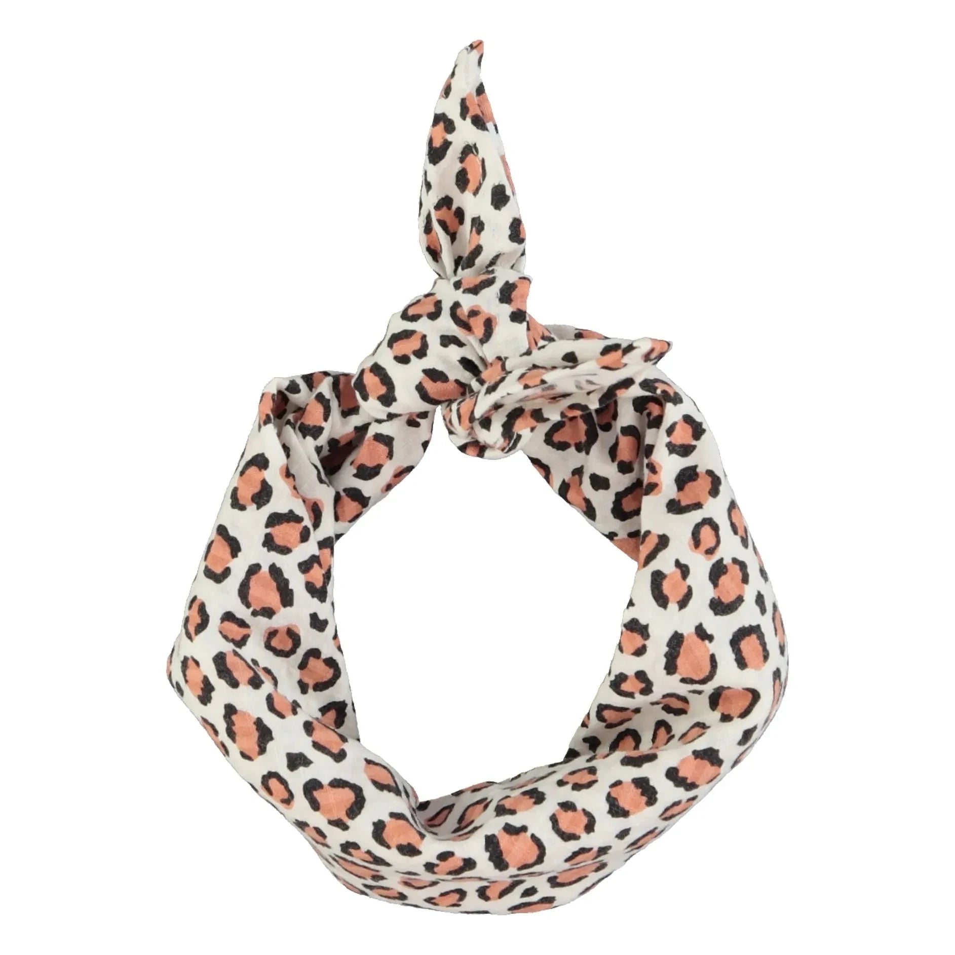 Piupiuchick - Organik Pamuklu Leopar Bandana | Ecru