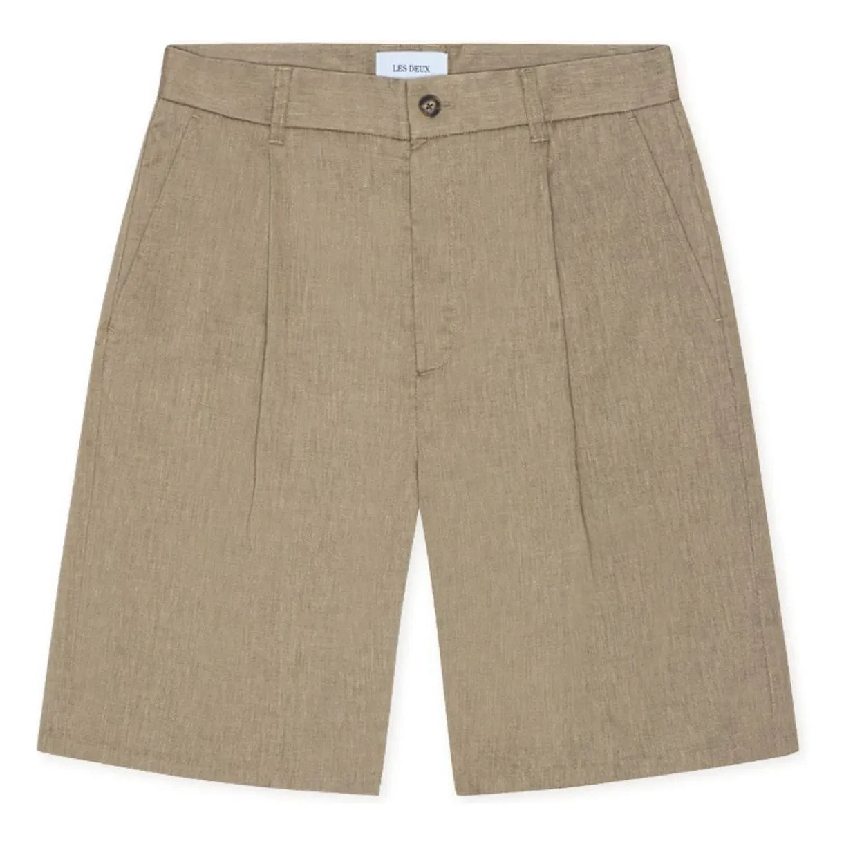 Les Deux - Pleated Reece Shorts | Green