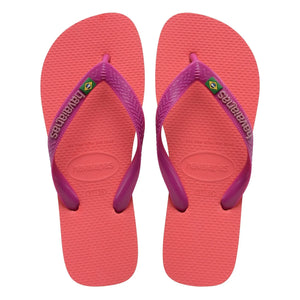 Havaianas - Brasil Logo flip flops | Coral
