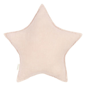 Nobodinoz - Etoile Cushion - French Linen | Light Pink