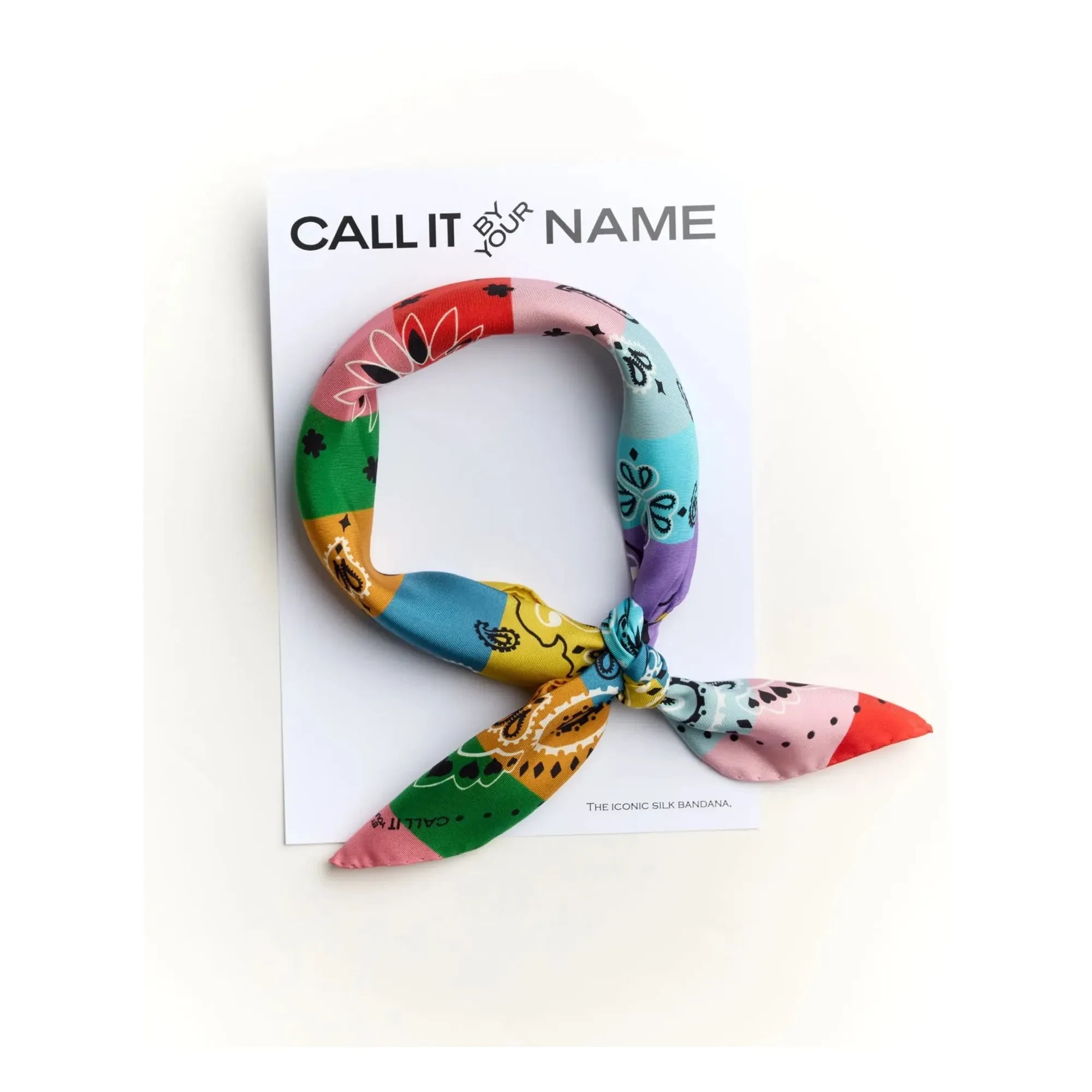 Call it by your name - Bandana Small Rainbow Silk | Mavi