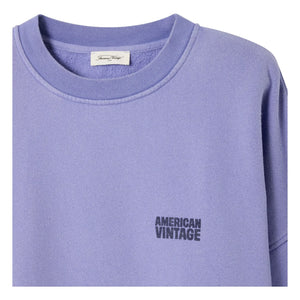 American Vintage - Plizzy Cotton Sweatshirt | Lavender