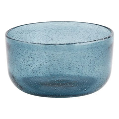 Madam Stoltz - Colorful Glass Bowl | Blue
