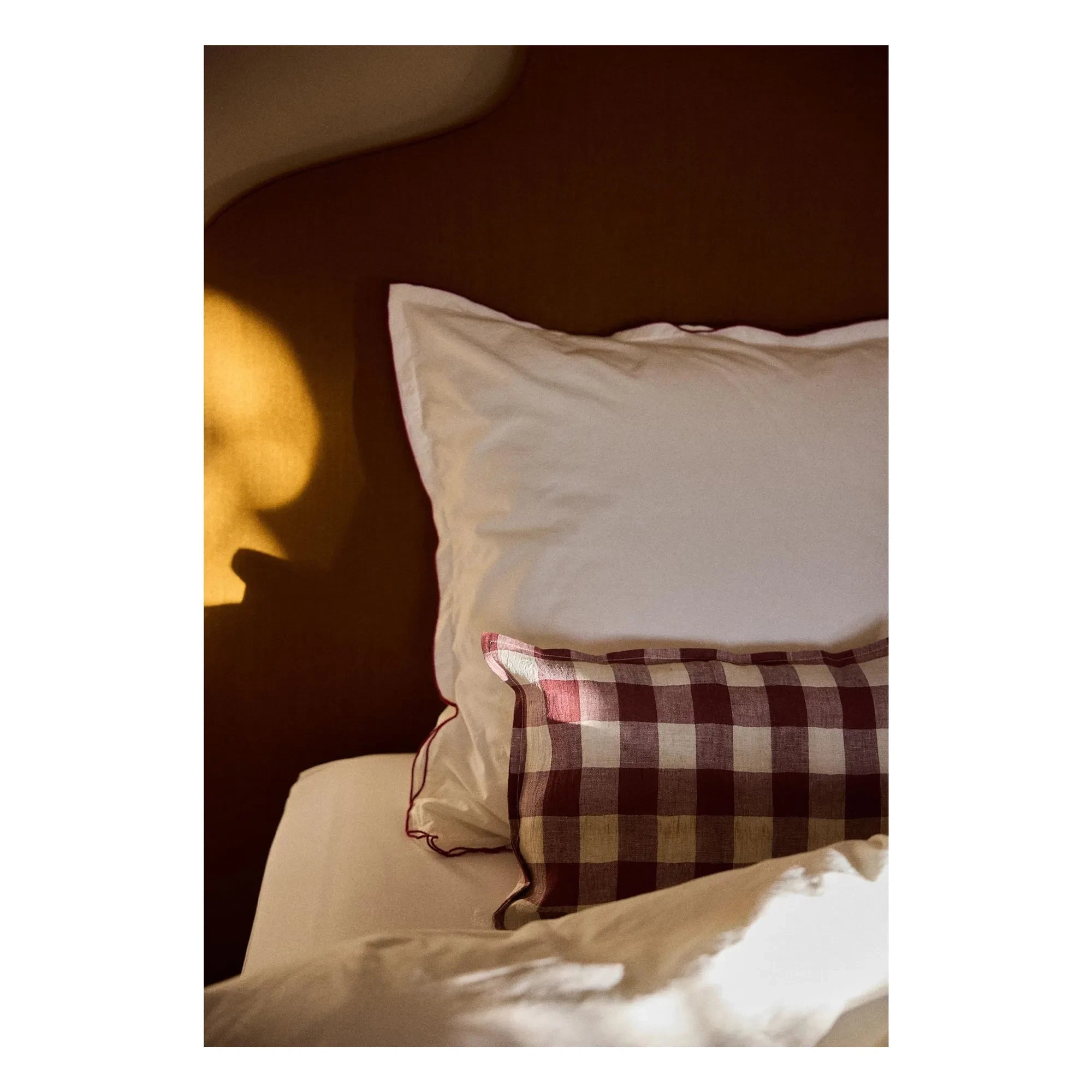 Gabrielle Paris - Red Gingham Pillowcase