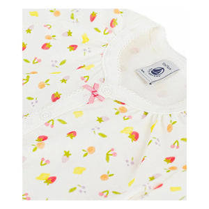 Petit Bateau - Meyveli Tulum Pijama | Ekru