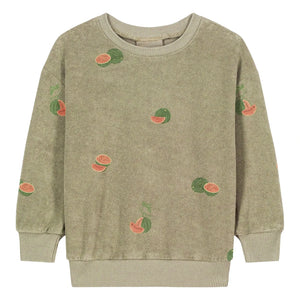 Studio Bohème - Bart Watermelon Sweat Organic Cotton Sponge | Khaki
