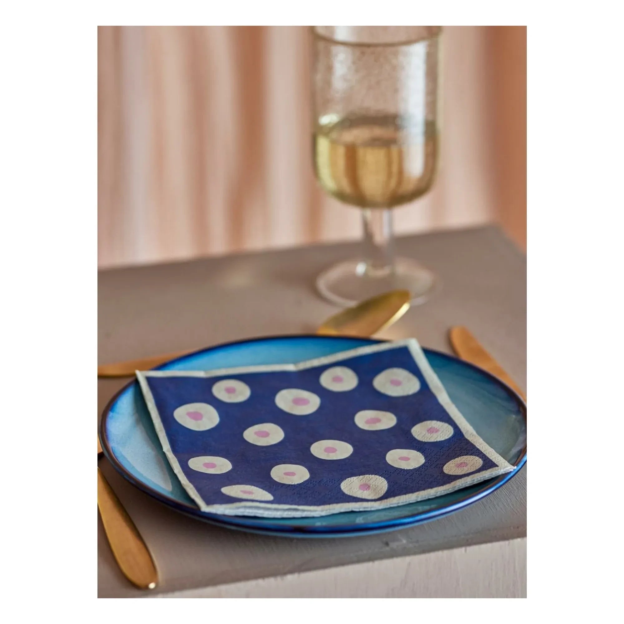 Bloomingville - Eviaya Napkins - Set of 20 | Blue