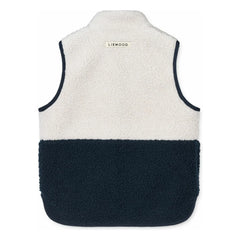 Liewood - Vada Sleeveless Sherpa Jacket | Navy Blue