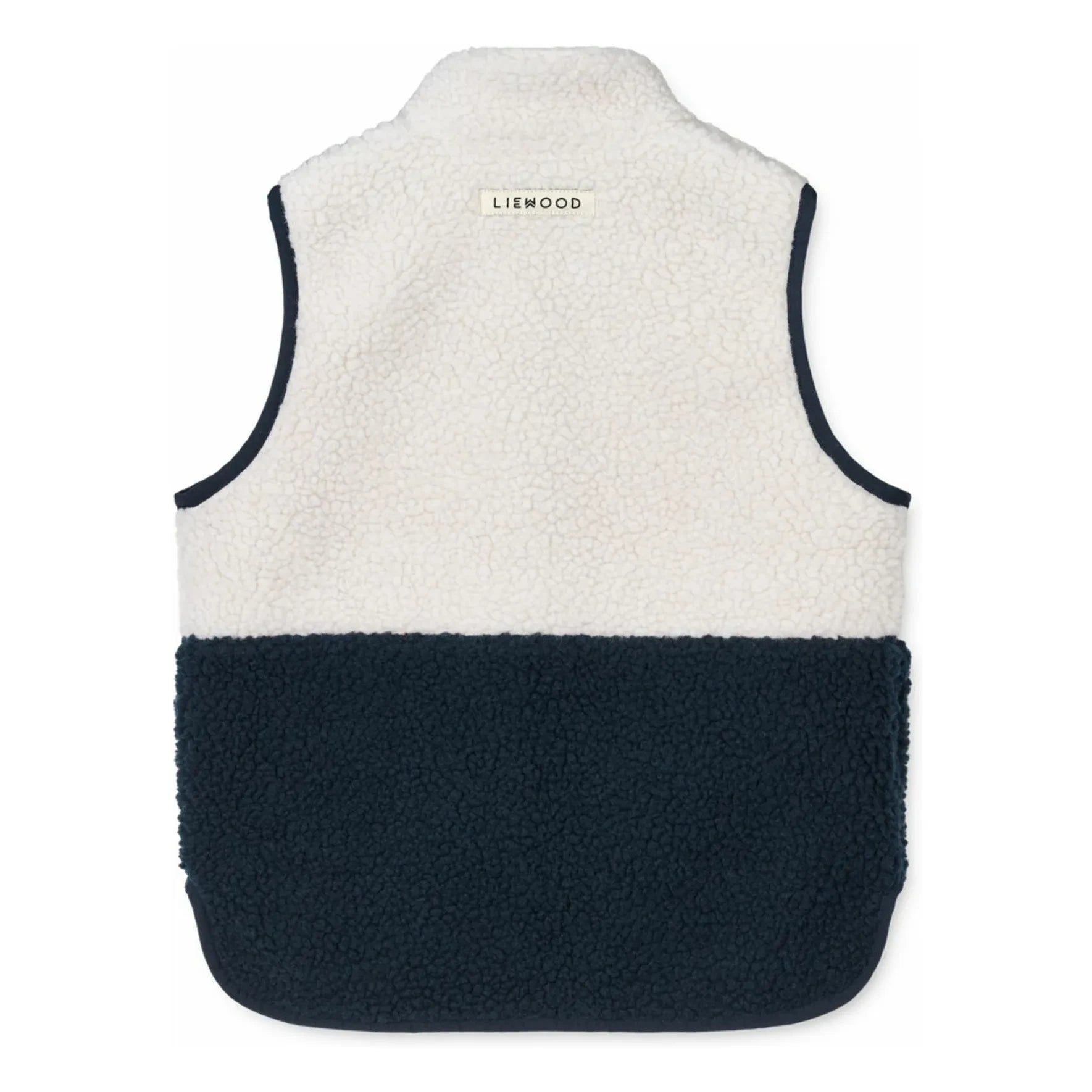 Liewood - Vada Sleeveless Sherpa Jacket | Navy Blue