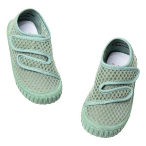 Grech & Co - Scratch Play Recycled Fiber Sneakers | Pale Green
