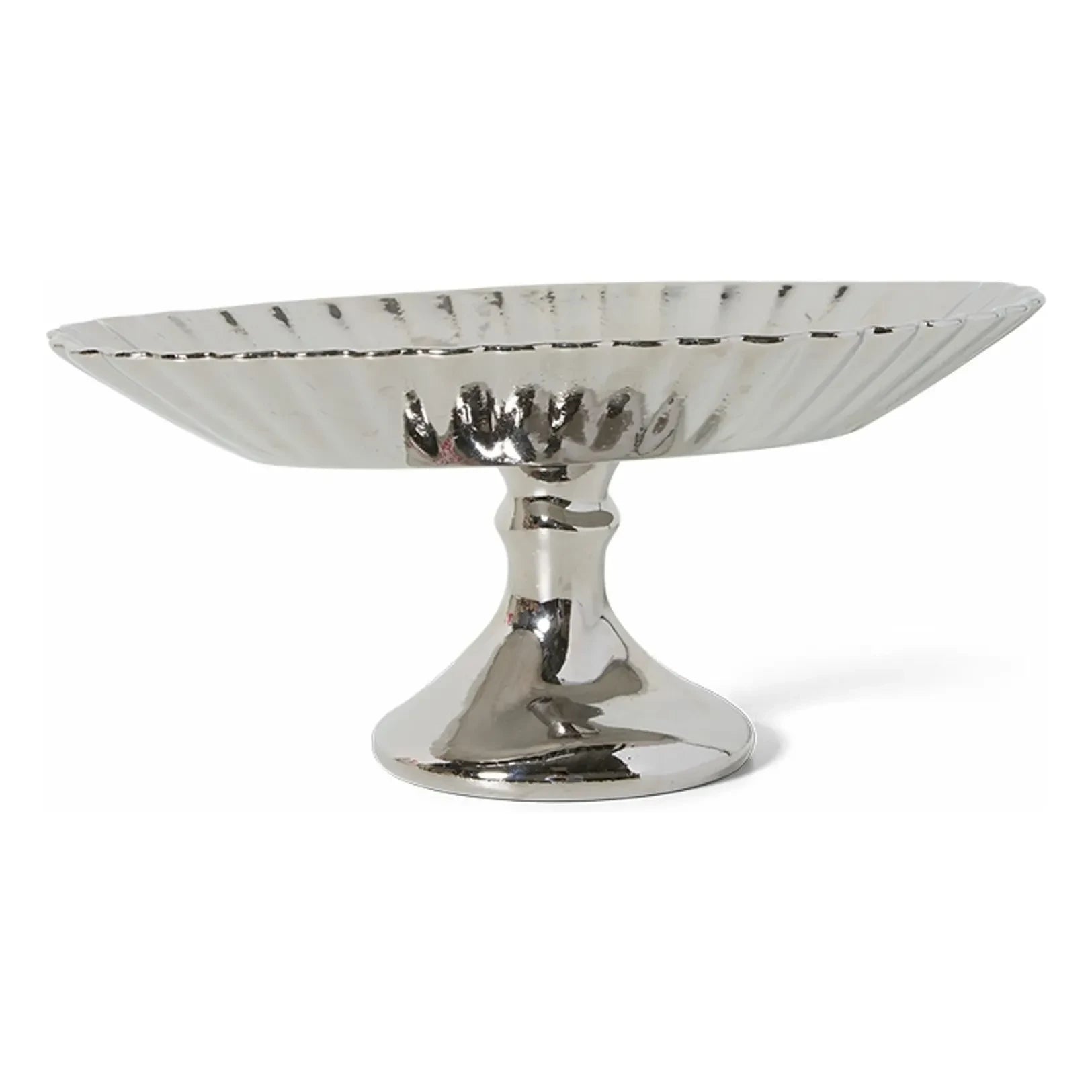 HKliving - New Classics pedestal bowl | Chrome