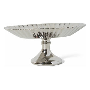 HKliving - New Classics pedestal bowl | Chrome