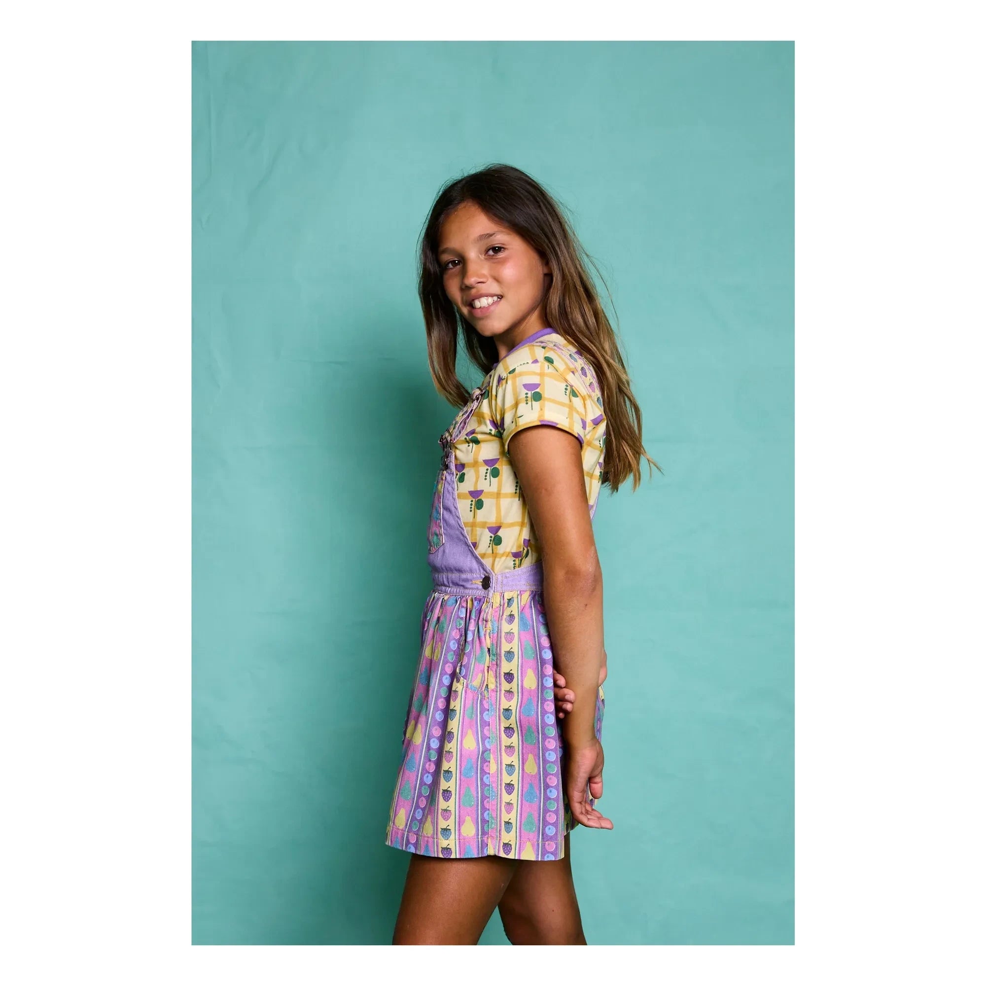 Favorite People - Salopet Dress Panna Cotta Fruits | Purple