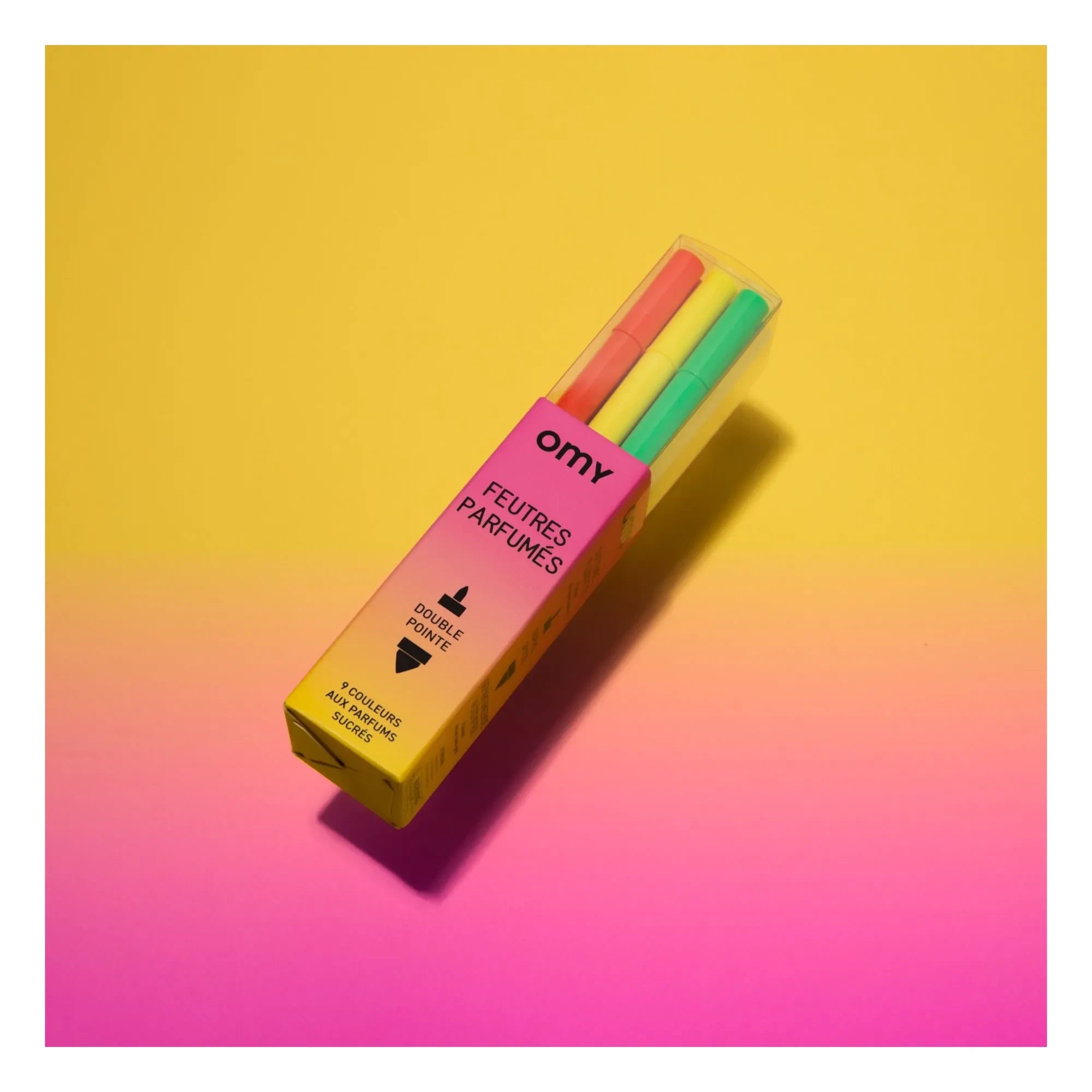 Omy - 9 Scented Felt Tips