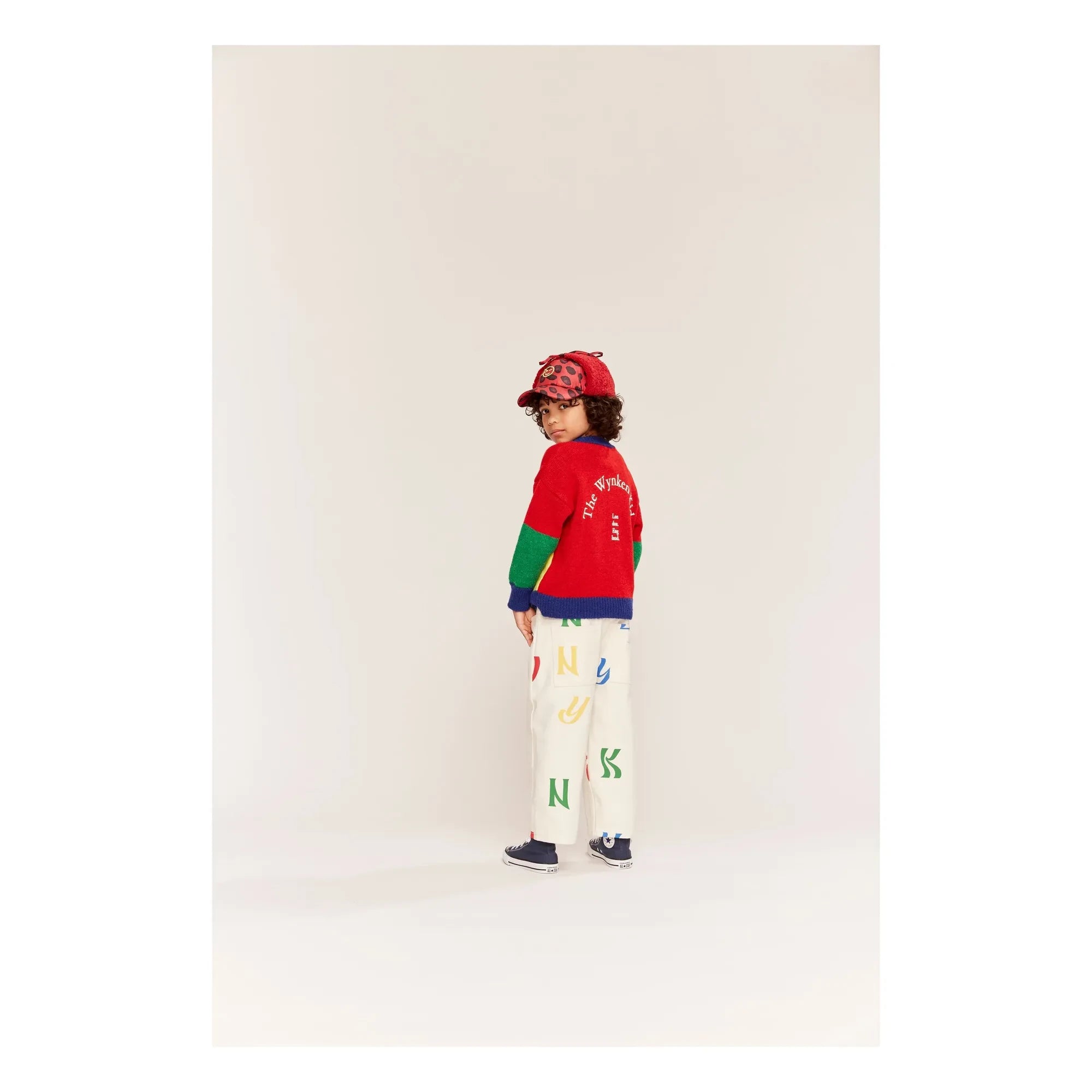 Wynken - Lively Lento Wool Cardigan | Red