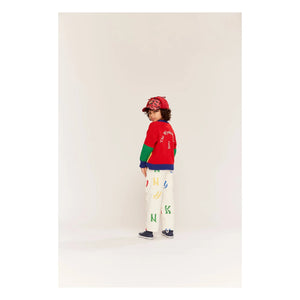 Wynken - Lively Lento Wool Cardigan | Red