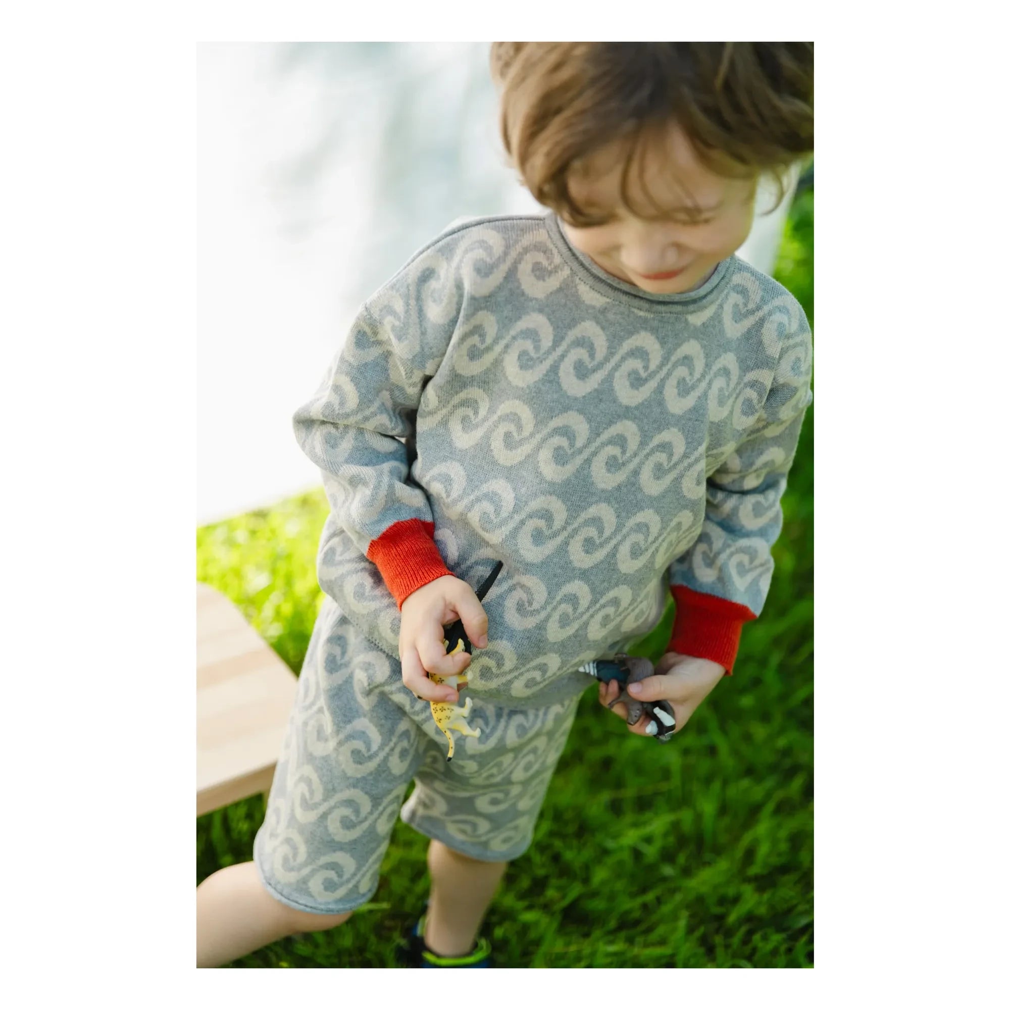 Bayiri - River Organic Cotton Sweater | Gray
