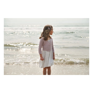 Thrush Plum - Loop Fleurie Organik Pamuk Elbis | Ekru