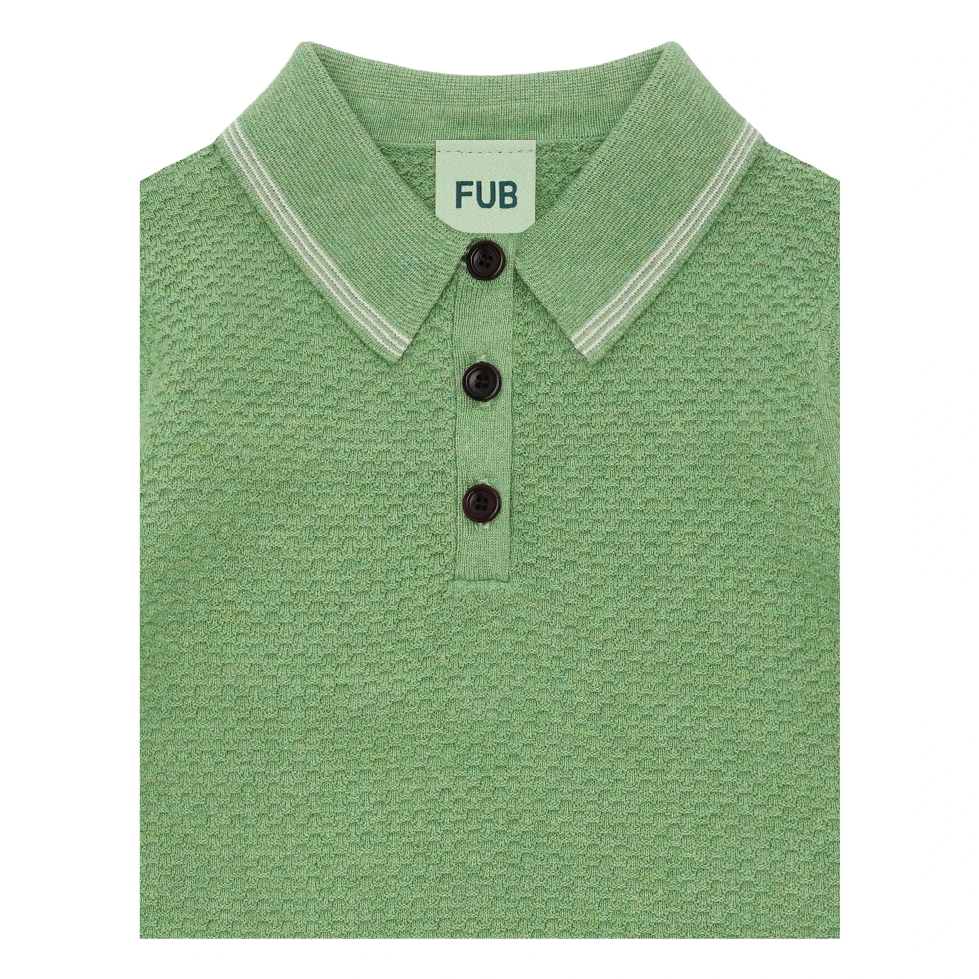 FUB - Polo Piqué Fine Knit Organic Cotton | Green