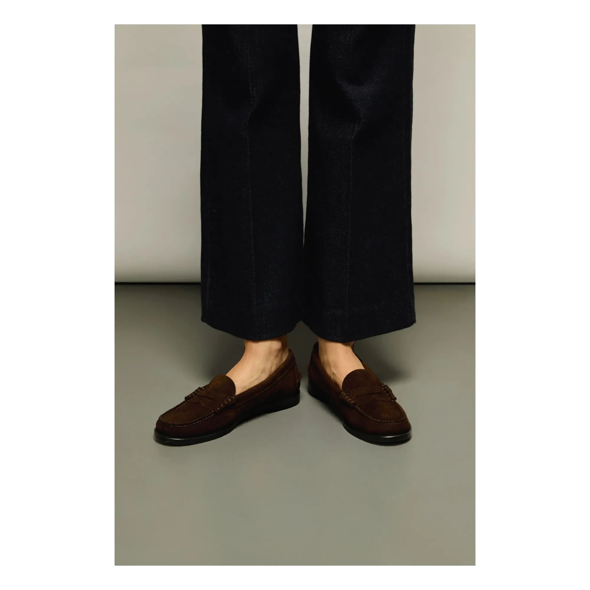 Augusta - Zoé Süet loafer | Kahverengi