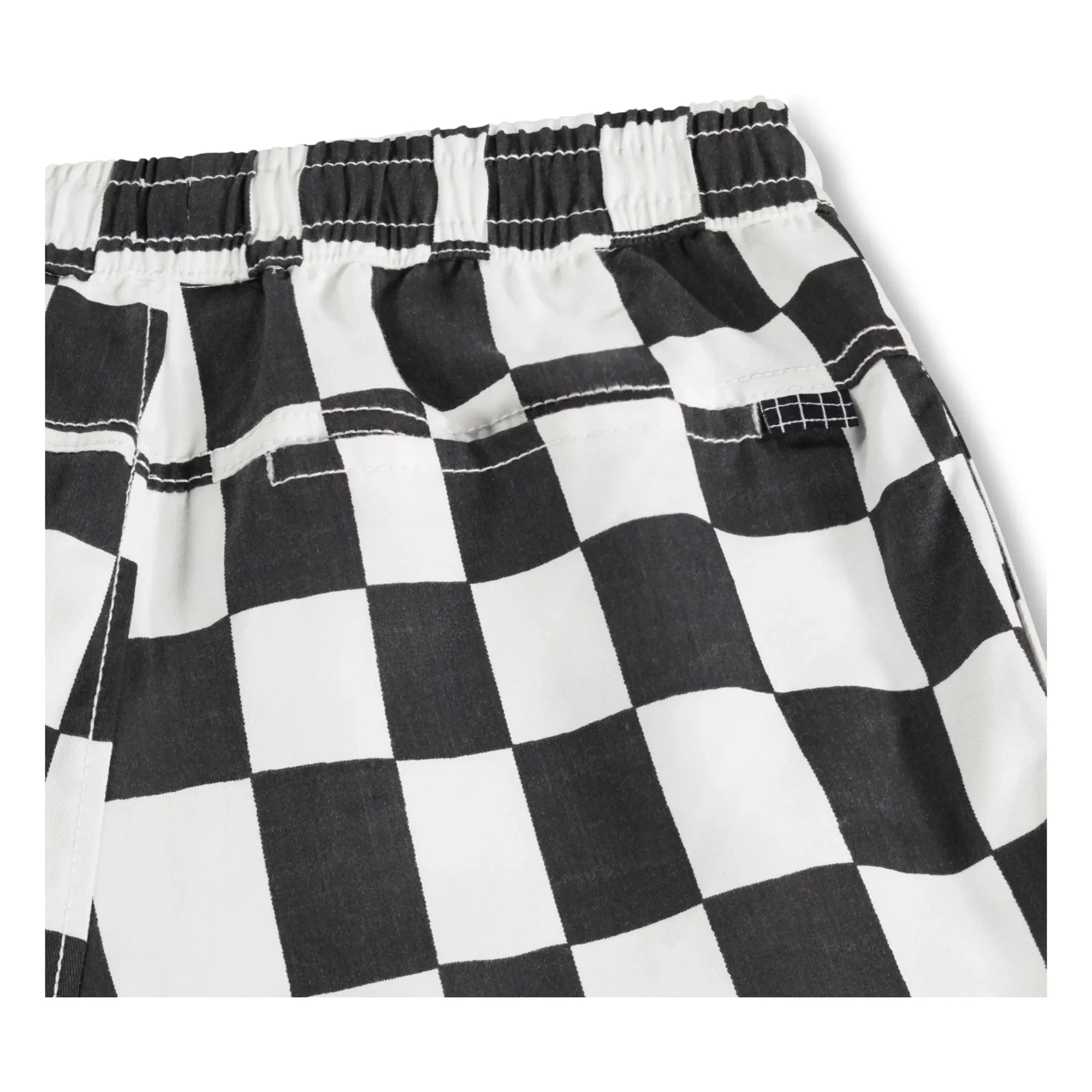 Molo - Arrow Damier Organic Cotton Shorts | Black