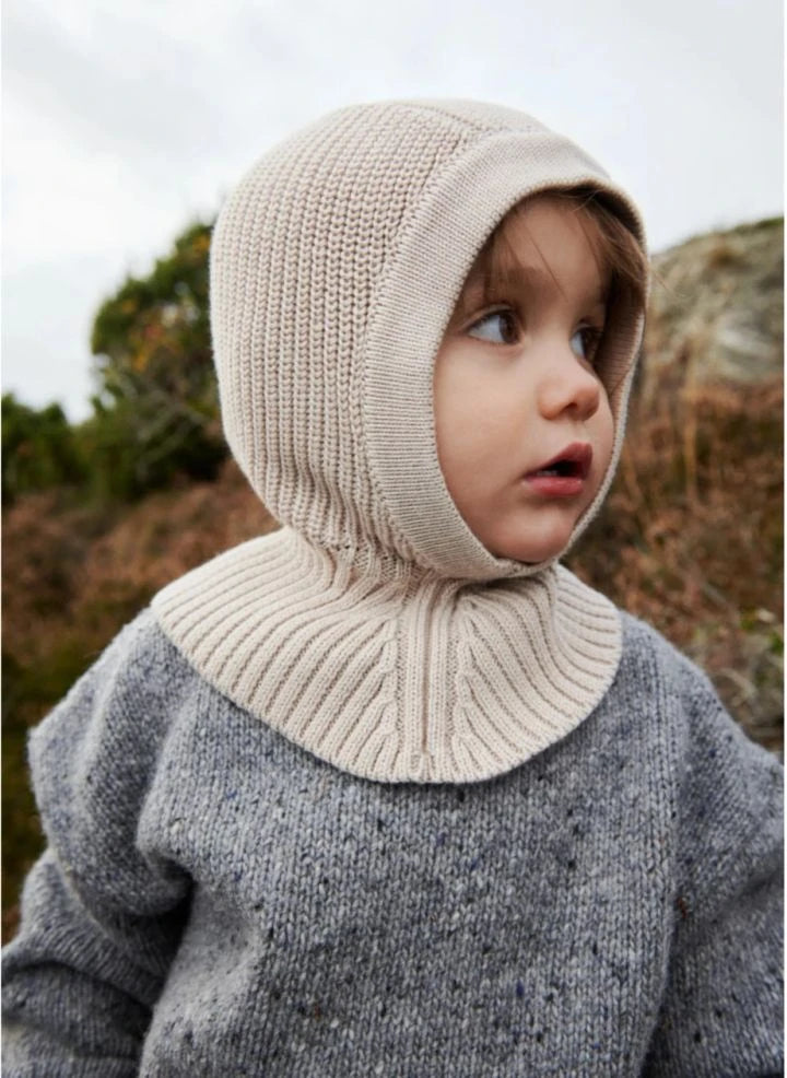 Liewood - Theodor Merino Wool Balaclava | Cream
