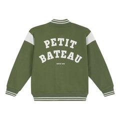 Petit Bateau - Teddy Fleece Wide Fit Jacket | Olive