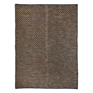 Madam Stoltz - Sea Grass Rug | Carbon