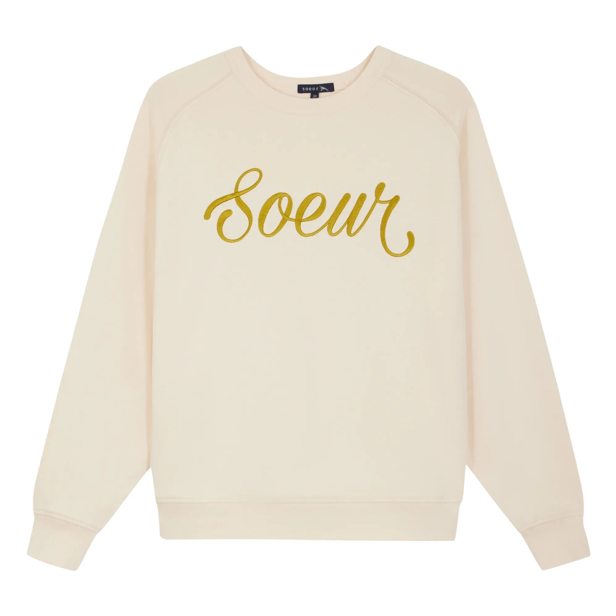 Soeur - Thibault Organik Pamuk Sweatshirt | Ekru