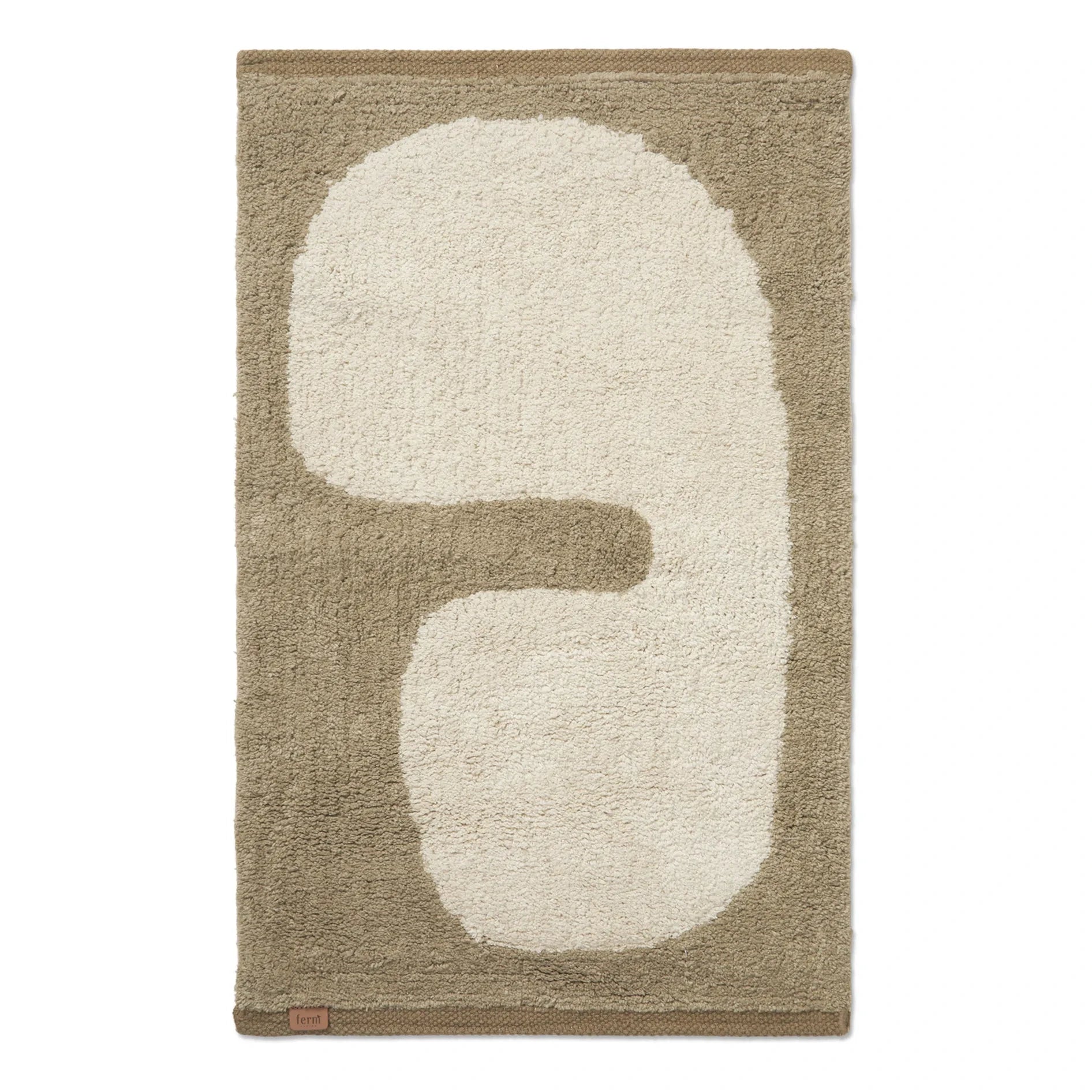 Ferm Living - Lay Bathroom Mat | Taupe Brown