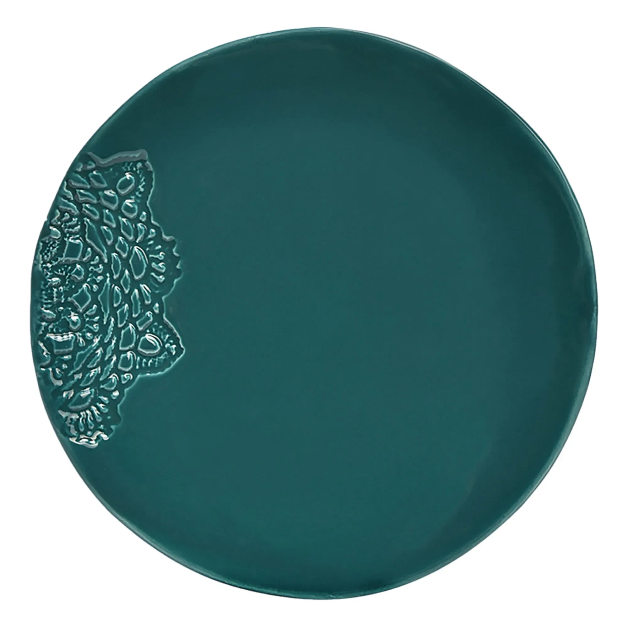 Maison Vessel - Blanca Crochet Lace Plates - Set of 2 | Jade