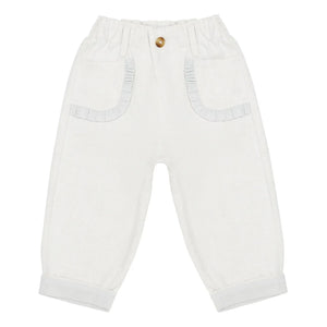 Donsje - Josefine Organic Cotton Pants | White