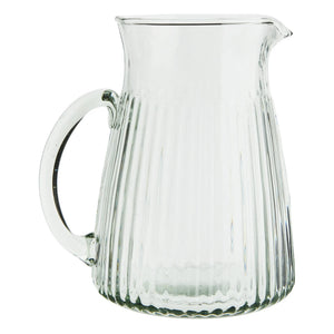 Madam Stoltz - Ribbed Glass Jug