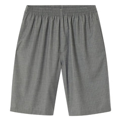 American Vintage - Striped Shorts | Heather Gray